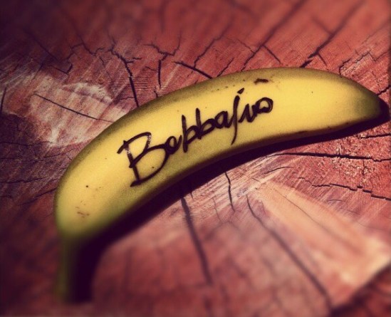 signed banana